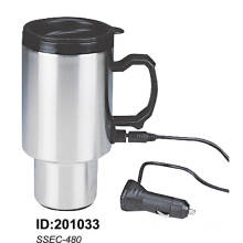 Stainless Steel Vacuum Double Wall Auto Car Mugs New Ssec-480